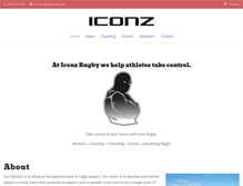 Tablet Screenshot of iconzrugby.com